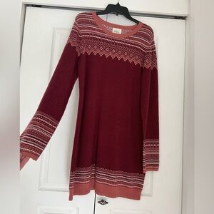 Sweater Dress fair Isle size XL
Between Me and You